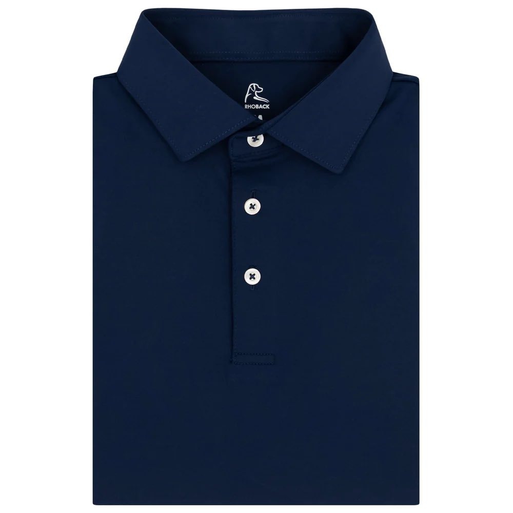 Rhoback Performance Polo Fleet No Dog Navy 3XL New With Tags - Picture 1 of 6